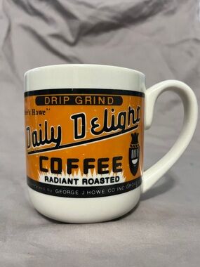Vintage"Daily Delight" coffee mug produced by Westwood Design